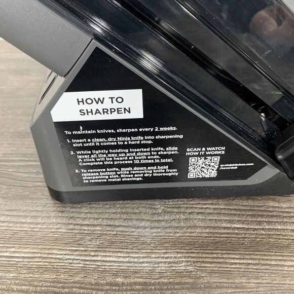 Ninja Knife Block Never Dull System Sharpener Gray K12010 - Picture 12 of 14